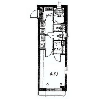 東京都品川区南大井４丁目 賃貸マンション 1K