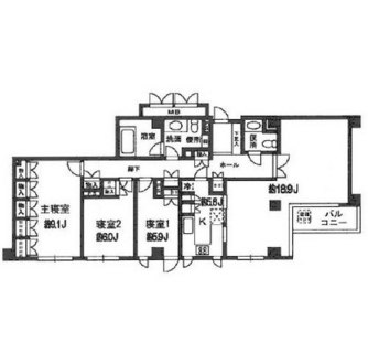 東京都目黒区目黒３丁目 賃貸マンション 3LDK