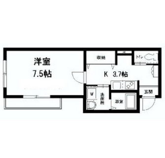 東京都豊島区千早２丁目 賃貸マンション 1K