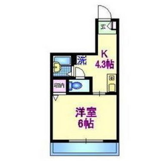 東京都足立区竹ノ塚５丁目 賃貸マンション 1K