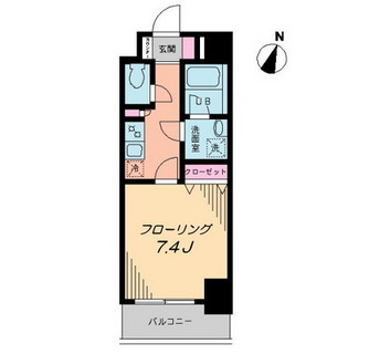 東京都江戸川区北小岩６丁目 賃貸マンション 1K