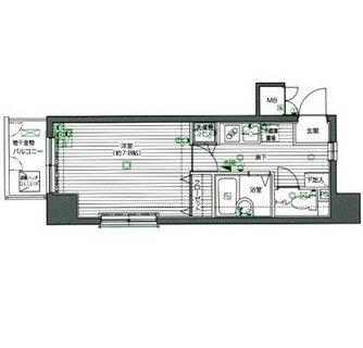 東京都目黒区青葉台３丁目 賃貸マンション 1K