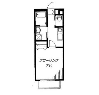 東京都北区上中里１丁目 賃貸アパート 1K