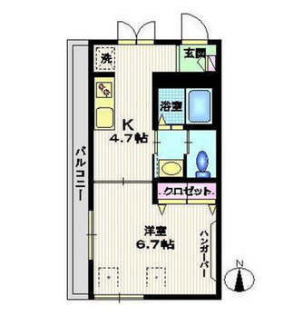 東京都目黒区上目黒５丁目 賃貸マンション 1K