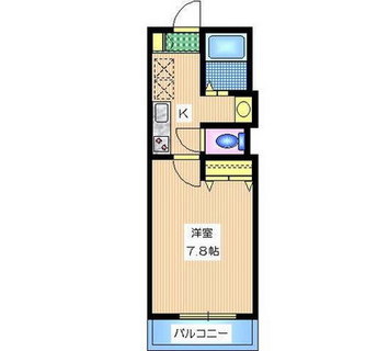 東京都目黒区三田２丁目 賃貸マンション 1K