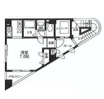 東京都品川区西五反田３丁目 賃貸マンション 1K
