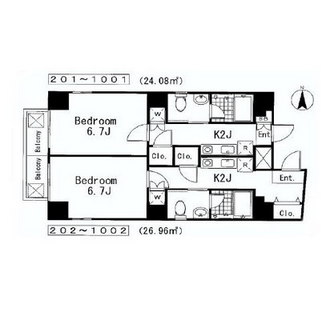 東京都江東区東陽３丁目 賃貸マンション 1K
