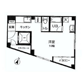 東京都世田谷区北沢１丁目 賃貸マンション 1R