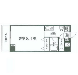 東京都江東区冬木町 賃貸マンション 1K