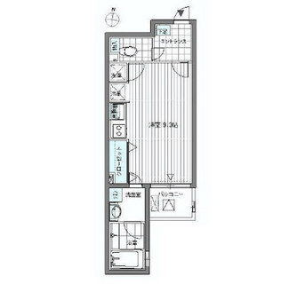 東京都目黒区大岡山１丁目 賃貸マンション 1R