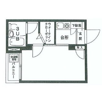 東京都江東区富岡１丁目 賃貸マンション 1K