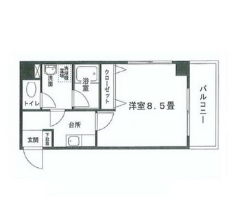 東京都江東区永代２丁目 賃貸マンション 1K