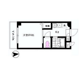 東京都目黒区上目黒２丁目 賃貸マンション 1K