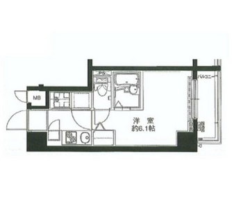 東京都中央区新川２丁目 賃貸マンション 1K
