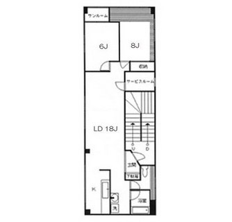 東京都台東区浅草３丁目 賃貸マンション 2SLDK