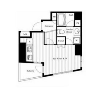 東京都港区南麻布１丁目 賃貸マンション 1R