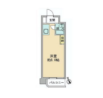 東京都港区六本木７丁目 賃貸マンション 1R