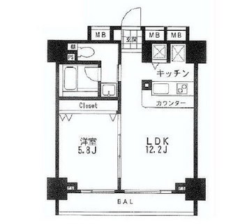 東京都中央区入船３丁目 賃貸マンション 1LDK
