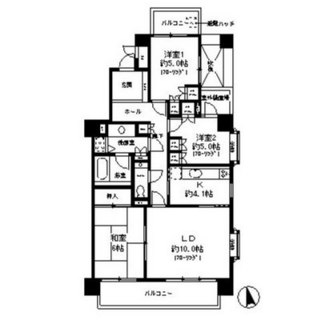 東京都世田谷区代沢４丁目 賃貸マンション 3LDK