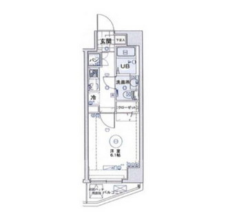 東京都杉並区上高井戸１丁目 賃貸マンション 1K