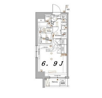 東京都江東区森下１丁目 賃貸マンション 1K