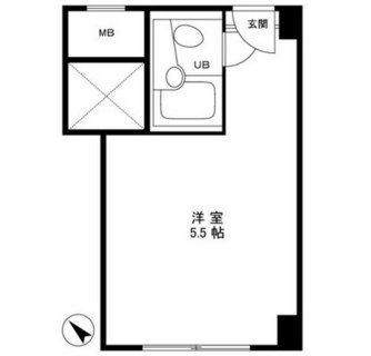東京都港区赤坂９丁目 賃貸マンション 1R