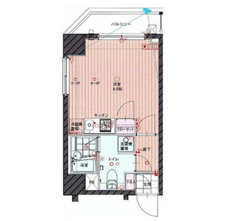 東京都江東区亀戸３丁目 賃貸マンション 1R