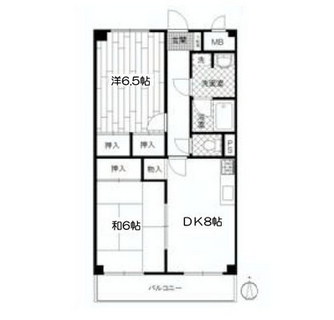 東京都江東区北砂３丁目 賃貸マンション 2DK