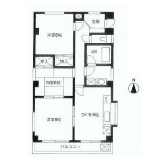 東京都江東区森下２丁目 賃貸マンション 3DK