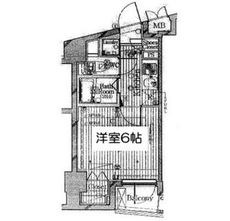 東京都豊島区池袋３丁目 賃貸マンション 1K