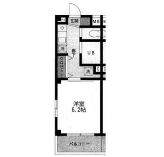 東京都北区田端新町２丁目 賃貸マンション 1K