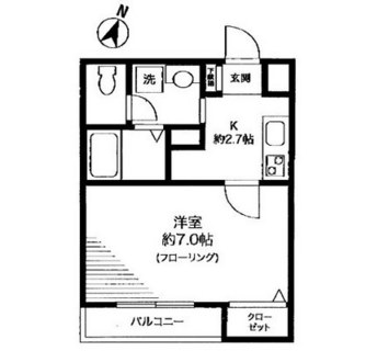 東京都文京区向丘１丁目 賃貸マンション 1K