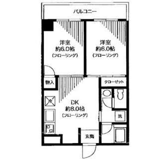 東京都文京区小石川２丁目 賃貸マンション 2DK