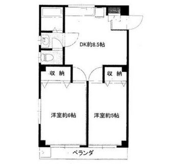 東京都板橋区大山東町 賃貸マンション 2DK