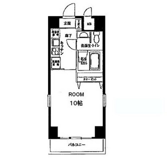 東京都台東区上野２丁目 賃貸マンション 1K