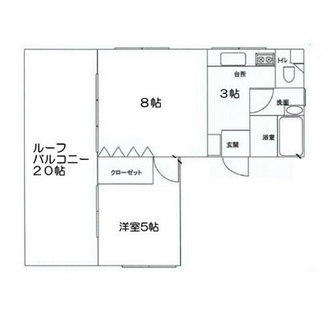 東京都北区中十条２丁目 賃貸マンション 1LDK