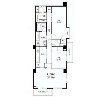 東京都北区赤羽西２丁目 賃貸マンション 2LDK