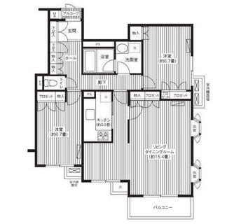 東京都杉並区南荻窪２丁目 賃貸マンション 2LDK