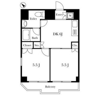 東京都中野区鷺宮４丁目 賃貸マンション 2DK