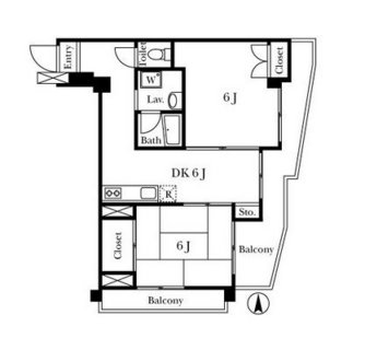 東京都三鷹市下連雀４丁目 賃貸マンション 2DK
