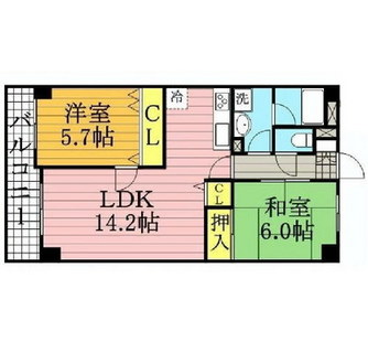 東京都足立区中川４丁目 賃貸マンション 2LDK