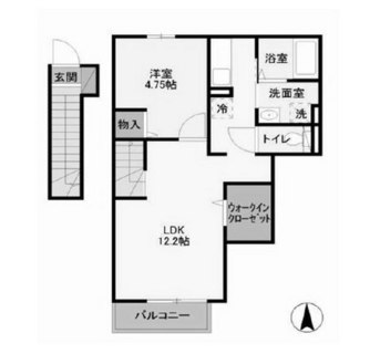 東京都北区堀船１丁目 賃貸アパート 1LDK