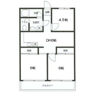 東京都中野区上高田３丁目 賃貸マンション 3DK