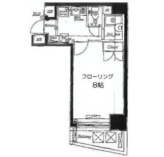 東京都渋谷区本町１丁目 賃貸マンション 1K