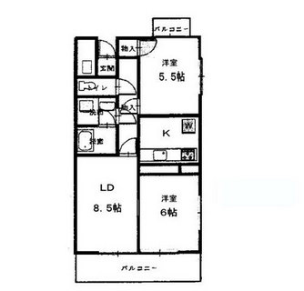 東京都板橋区板橋１丁目 賃貸マンション 2LDK