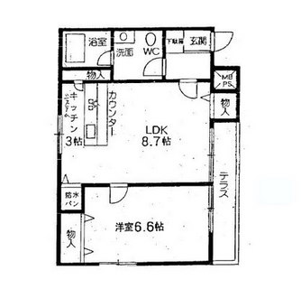 東京都北区滝野川６丁目 賃貸マンション 1LDK