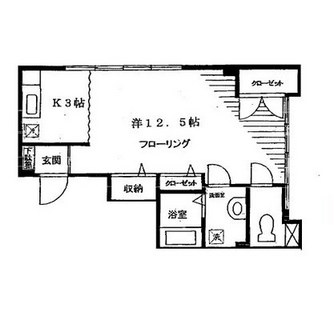 東京都豊島区高田１丁目 賃貸マンション 1K