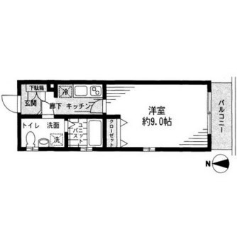 東京都新宿区西新宿５丁目 賃貸マンション 1K