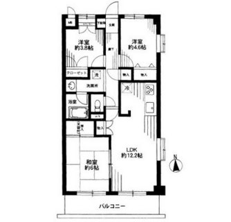 東京都北区浮間２丁目 賃貸マンション 3LDK