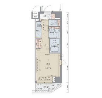 東京都新宿区改代町 賃貸マンション 1K
